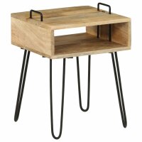 vidaXL Nachttisch Massivholz Mango 40&times;34&times;47 cm