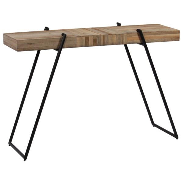 vidaXL Konsolentisch Recyceltes Teak 120 x 35 x 81 cm