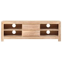 vidaXL TV-Schrank Akazienholz Massiv 120 x 30 x 40 cm Hellbraun