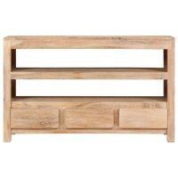 vidaXL TV-Schrank Akazienholz Massiv 90x30x55 cm Hellbraun