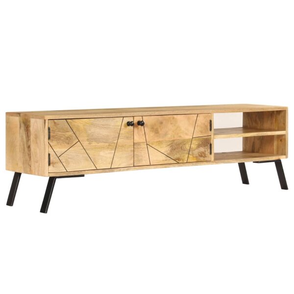 vidaXL TV-Schrank Massivholz Mango 140x30x40 cm