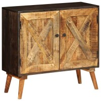 vidaXL Sideboard aus massivem Mangoholz 85x30x75 cm