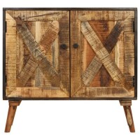 vidaXL Sideboard aus massivem Mangoholz 85x30x75 cm