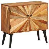 vidaXL Sideboard Mangoholz Massiv 85x30x75 cm