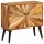 vidaXL Sideboard Mangoholz Massiv 85x30x75 cm