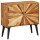 vidaXL Sideboard Mangoholz Massiv 85x30x75 cm