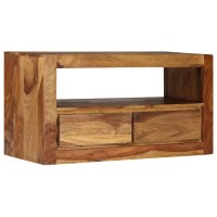 vidaXL TV-Schrank Massivholz 80x30x40 cm