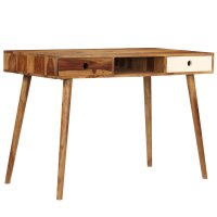 vidaXL Schreibtisch 110 x 55 x 76 cm Massivholz