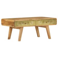vidaXL Couchtisch Mangoholz Massiv 90 x 50 x 40 cm