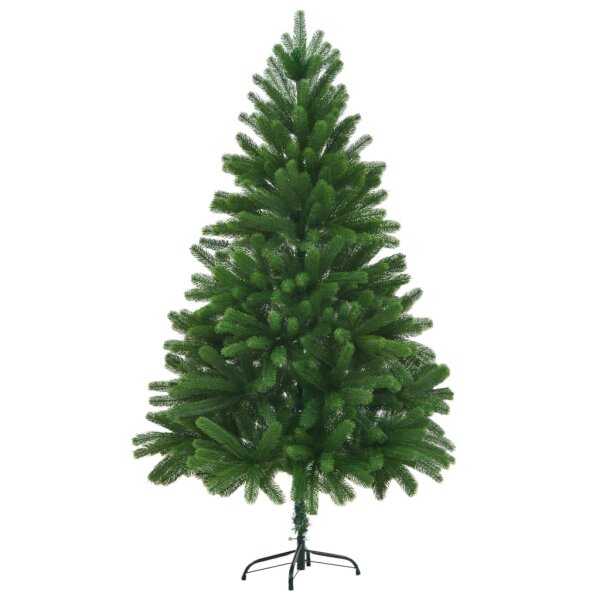 vidaXL K&uuml;nstlicher Weihnachtsbaum Naturgetreue Nadeln 210 cm Gr&uuml;n