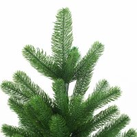 vidaXL K&uuml;nstlicher Weihnachtsbaum Naturgetreue Nadeln 210 cm Gr&uuml;n