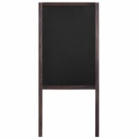 vidaXL Tafel Kundenstopper Doppelseitig Zedernholz Freistehend 40&times;60cm