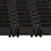 vidaXL Gummimatte 16 mm 80 x 120 cm