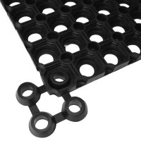 vidaXL Gummimatte 16 mm 80 x 120 cm