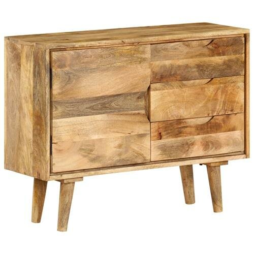 WOWONA Sideboard Mangoholz Massiv 90 x 30 x 69 cm