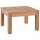 vidaXL Couchtisch Teakholz Massiv mit Nat&uuml;rlichem Finish 60x60x40 cm