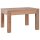 vidaXL Couchtisch Teakholz Massiv mit Nat&uuml;rlichem Finish 60x60x40 cm