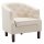 vidaXL Sessel Beige Stoff