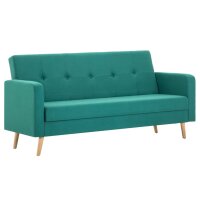 vidaXL Sofa Stoff Gr&uuml;n