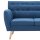 vidaXL 3-Sitzer-Sofa Stoff 172x70x82 cm Blau