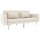 vidaXL Schlafsofa Creme Stoff