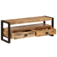 vidaXL TV-Schrank 120 x 35 x 45 cm Mangoholz Massiv