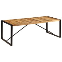 vidaXL Esstisch 220 x 100 x 75 cm Mango-Massivholz