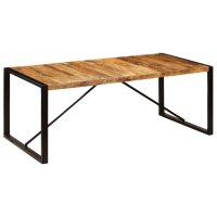 vidaXL Esstisch 200 x 100 x 75 cm Massivholz Mango