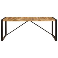 vidaXL Esstisch 200 x 100 x 75 cm Massivholz Mango