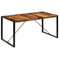 vidaXL Esstisch 160 x 80 x 75 cm Massivholz