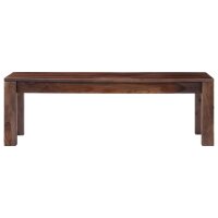 vidaXL Couchtisch Grau 110 x 50 x 35 cm Massivholz