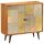 vidaXL Sideboard 80x30x75 cm Massivholz Akazie