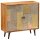 vidaXL Sideboard 80x30x75 cm Massivholz Akazie