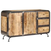 vidaXL Sideboard 140 x 40 x 80 cm Mango-Massivholz