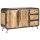 vidaXL Sideboard 140 x 40 x 80 cm Mango-Massivholz