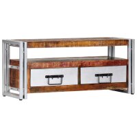 vidaXL TV-Schrank 90x30x40 cm Altholz Massiv