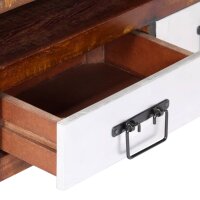 vidaXL TV-Schrank 90x30x40 cm Altholz Massiv