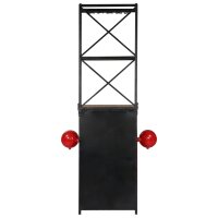 vidaXL Traktor-Weinschrank 49x31x172 cm Mango Massivholz