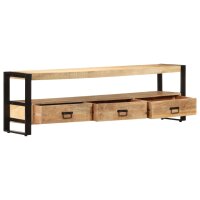 vidaXL TV-Schrank 150 x 30 x 45 cm Massivholz Mango