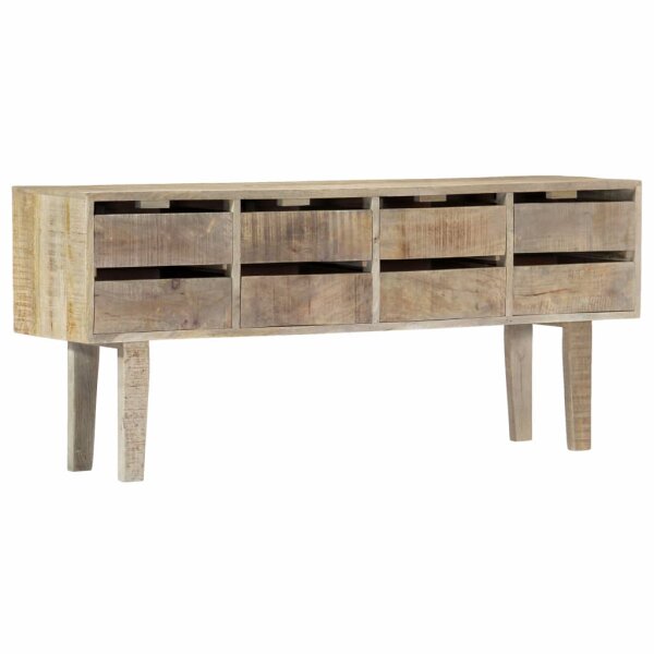 vidaXL Sideboard 140&times;30&times;60 cm Massivholz Mango