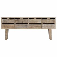 vidaXL Sideboard 140&times;30&times;60 cm Massivholz Mango