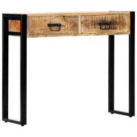 vidaXL Konsolentisch 90 x 30 x 75 cm Massivholz Mango