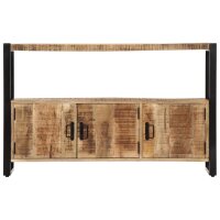 vidaXL Beistellschrank 120 x 30 x 75 cm Massivholz Mango