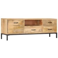 vidaXL TV-Schrank 130 x 30 x 45 cm Mango-Massivholz