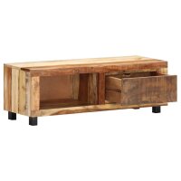 vidaXL TV-Schrank 100x30x33 cm Altholz Massiv