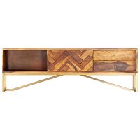 vidaXL TV-Schrank 140 x 30 x 45 cm Massivholz