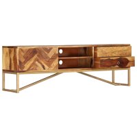 vidaXL TV-Schrank 140 x 30 x 45 cm Massivholz