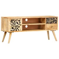 vidaXL TV-Schrank 100 x 30 x 45 cm Massivholz Mango