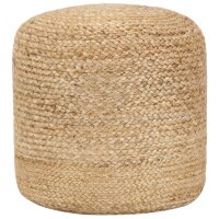 vidaXL Handgefertigter Sitzpuff 40 x 45 cm Jute