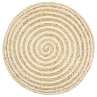 vidaXL Handgefertigter Sitzpuff 45 x 30 cm Jute